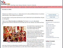 Tablet Screenshot of festivalsindia.com